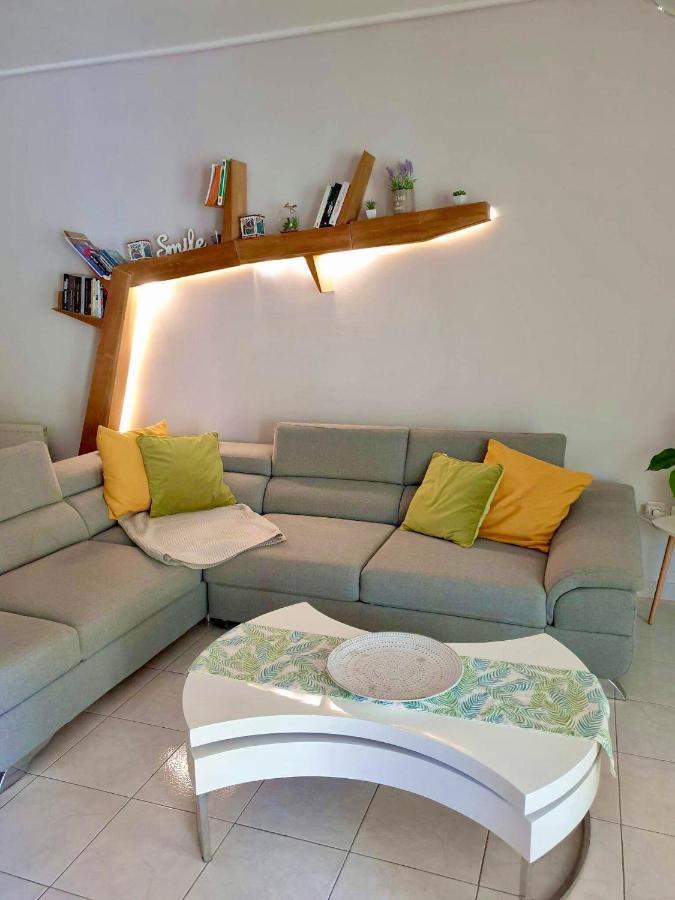 Modern 2Br City Flat 10Min From The Beach Athens Luaran gambar